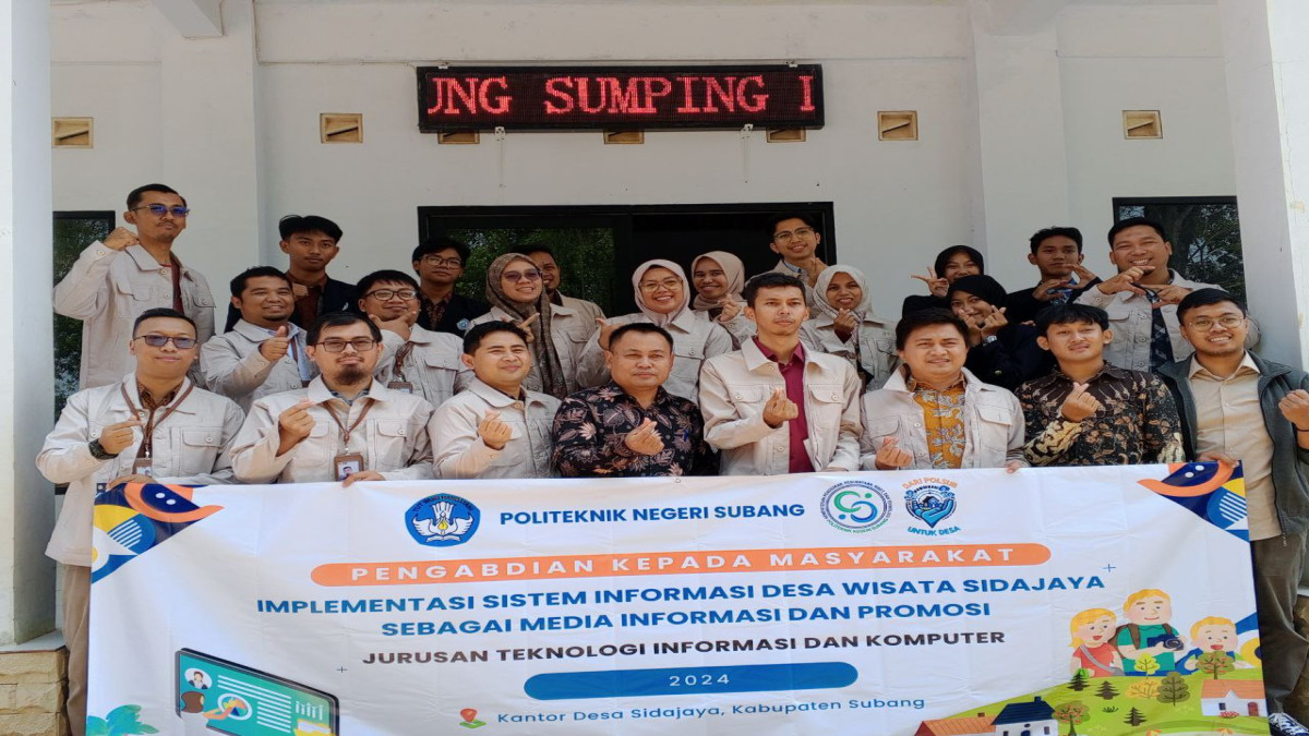 JTIK POLSUB Luncurkan Website Desa Wisata Sidajaya