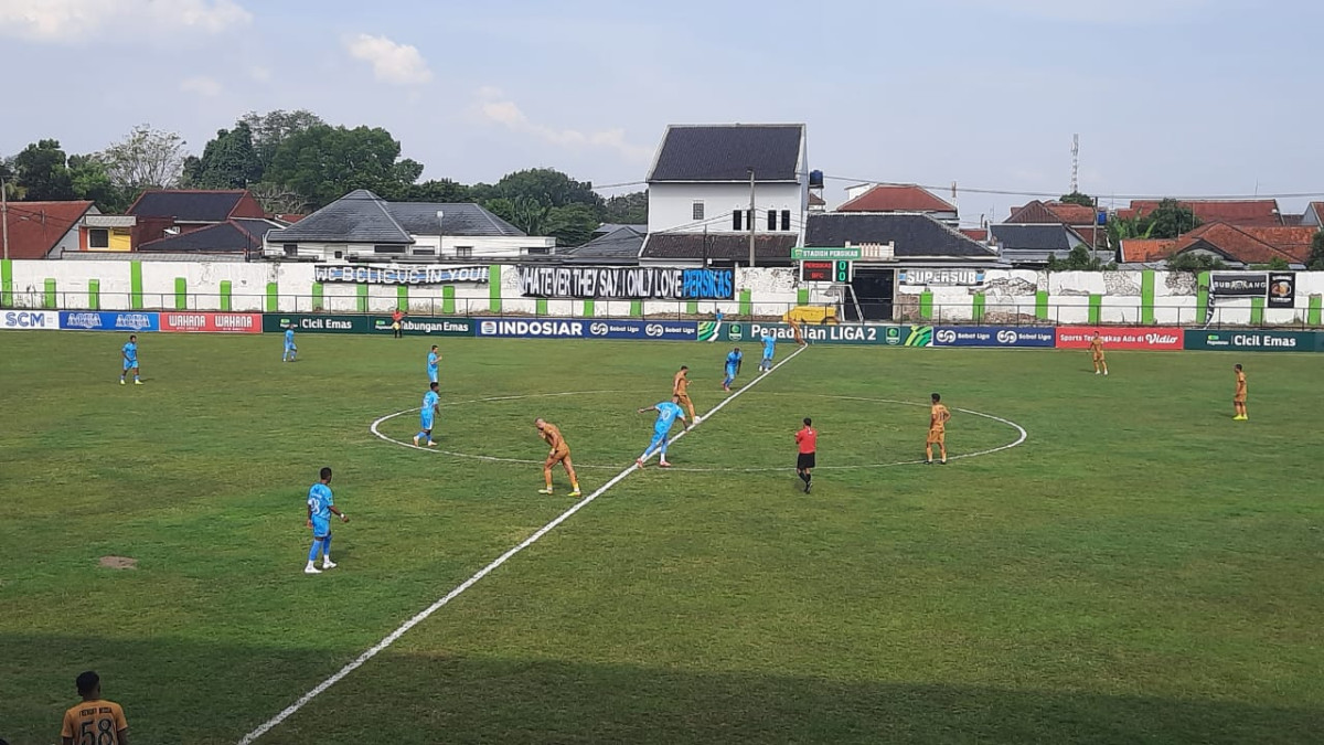 Persikas mengikat Bhayangkara Presisi FC Sementara pada Babak Pertama Pegadaian Liga 2.