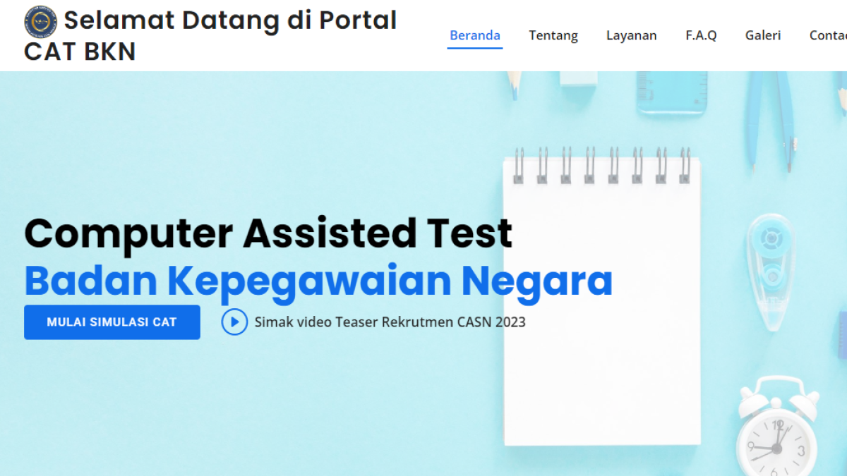 Jadwal dan Cara Ikut Simulasi CAT Resmi BKN untuk Tes CPNS 2024