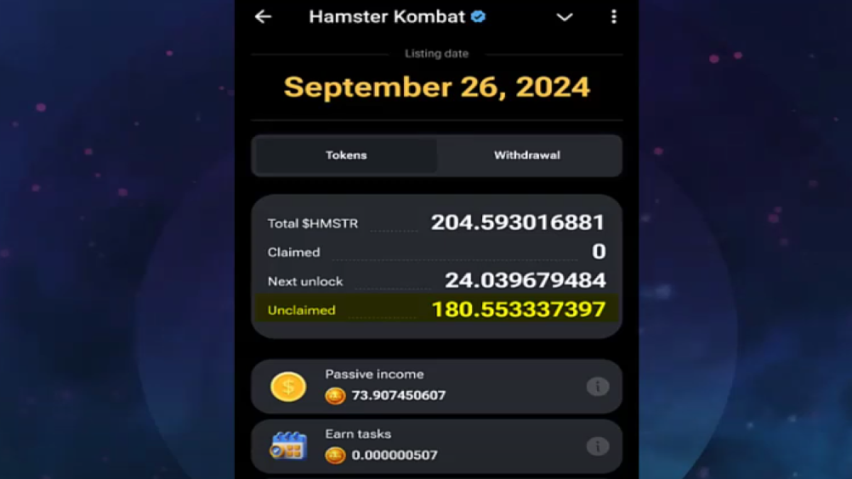 Cara Mengetahui dan Menghitung Token Hamster Kombat yang Sudah didapatkan(YT_GHONISKY)