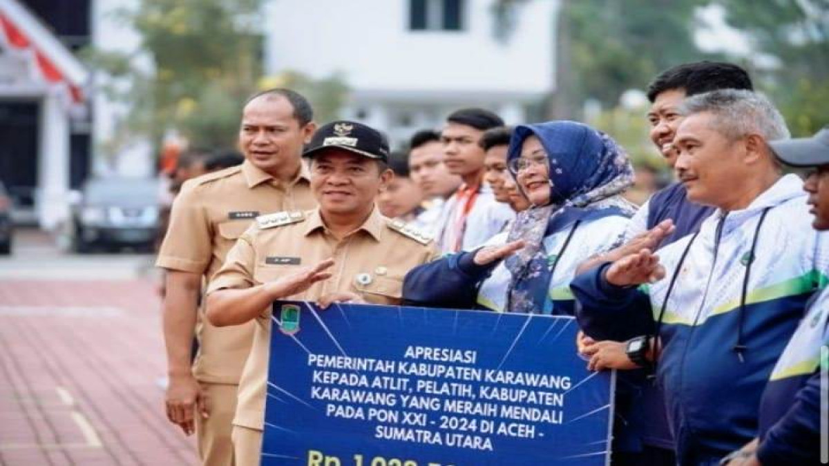 18 Atlet asal Kabupaten Karawang Peraih Medali PON Aceh Terima Bonus Rp1 Miliar