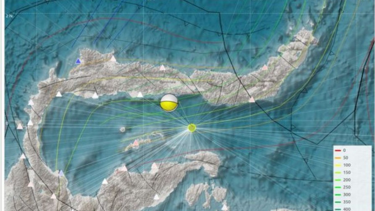 Gempa Gorontalo 6,1 M. (Sumber Gambar: VOI)