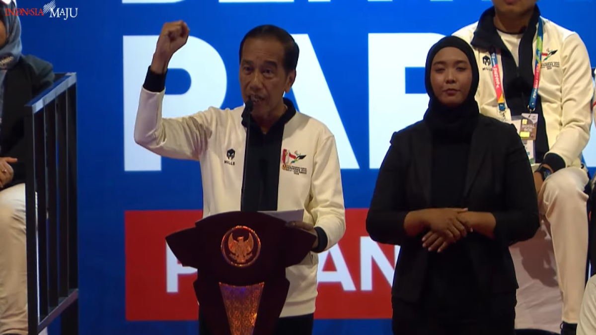 Presiden Jokowi Ajak Para Atlet Bertanding dalam Suasana Persaudaraan dan Semangat Sportivitas