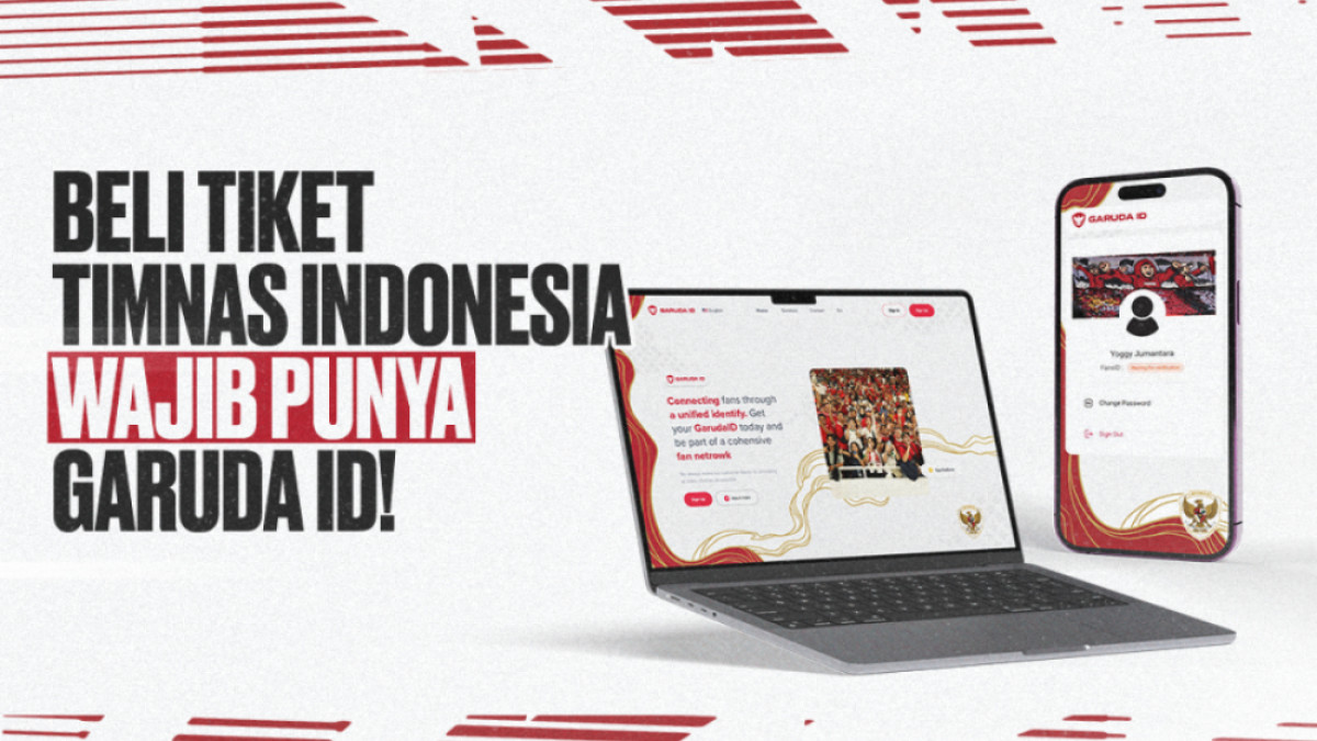 Suporter Timnas Kini Wajib Daftar Garuda ID untuk Pembelian Tiket Pertandingan