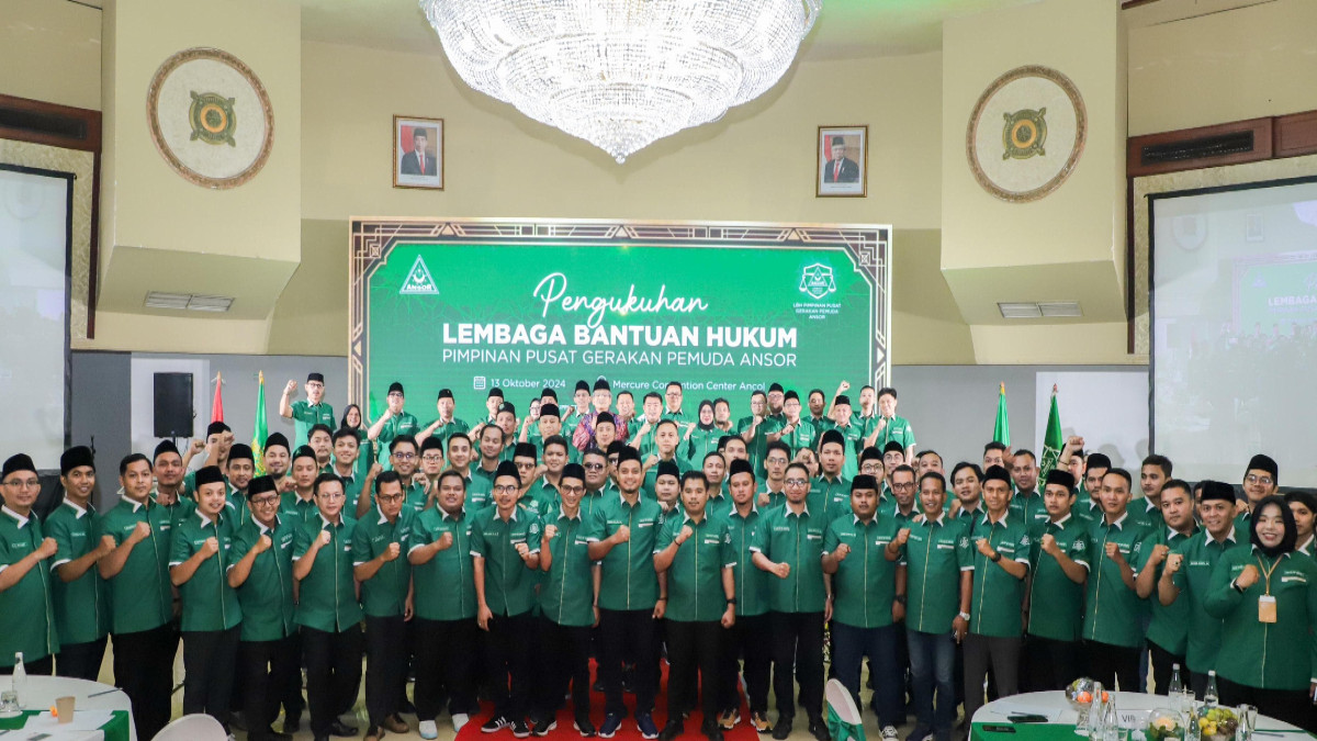 Dendy Zuhairil Finsyah Resmi Dilantik Sebagai Ketua LBH GP Ansor 2024-2029, Fokus Perkuat Jaringan Penegakan Hukum