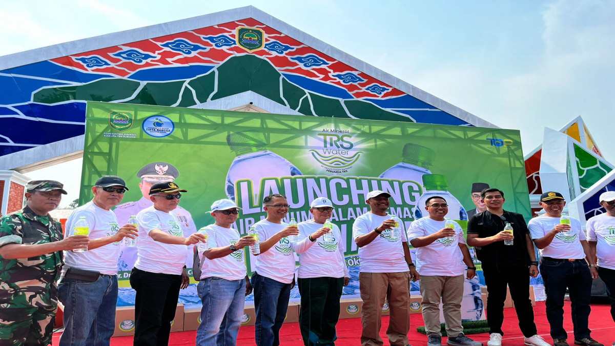 Grand Launching Produk Air Minum Dalam Kemasan TRS Water di Subang