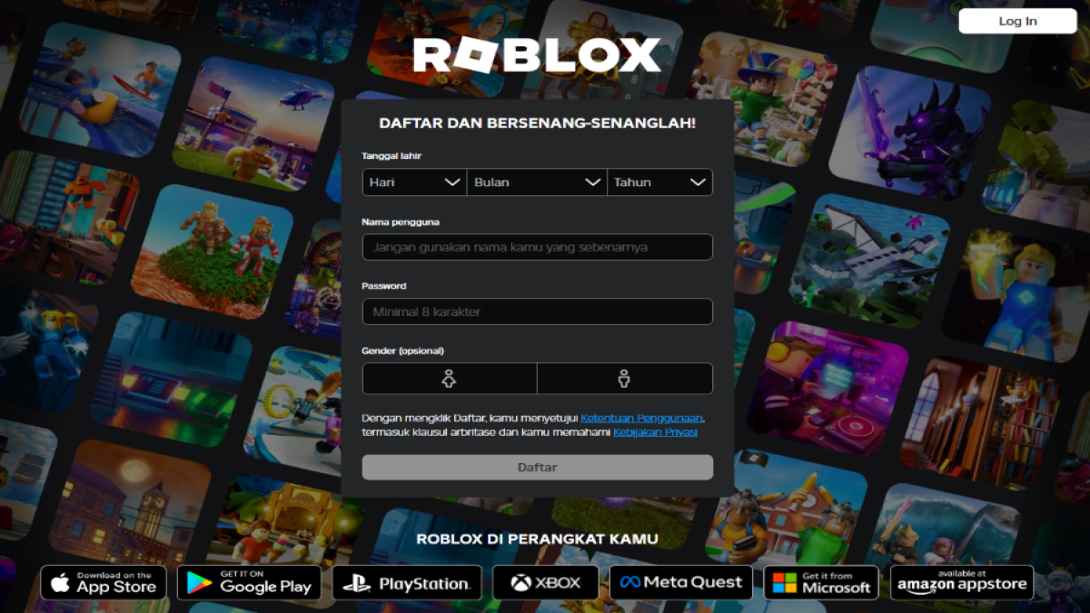 Cara Login Roblox di HP Tanpa Username dan Password dengan Cepat(roblox.com)