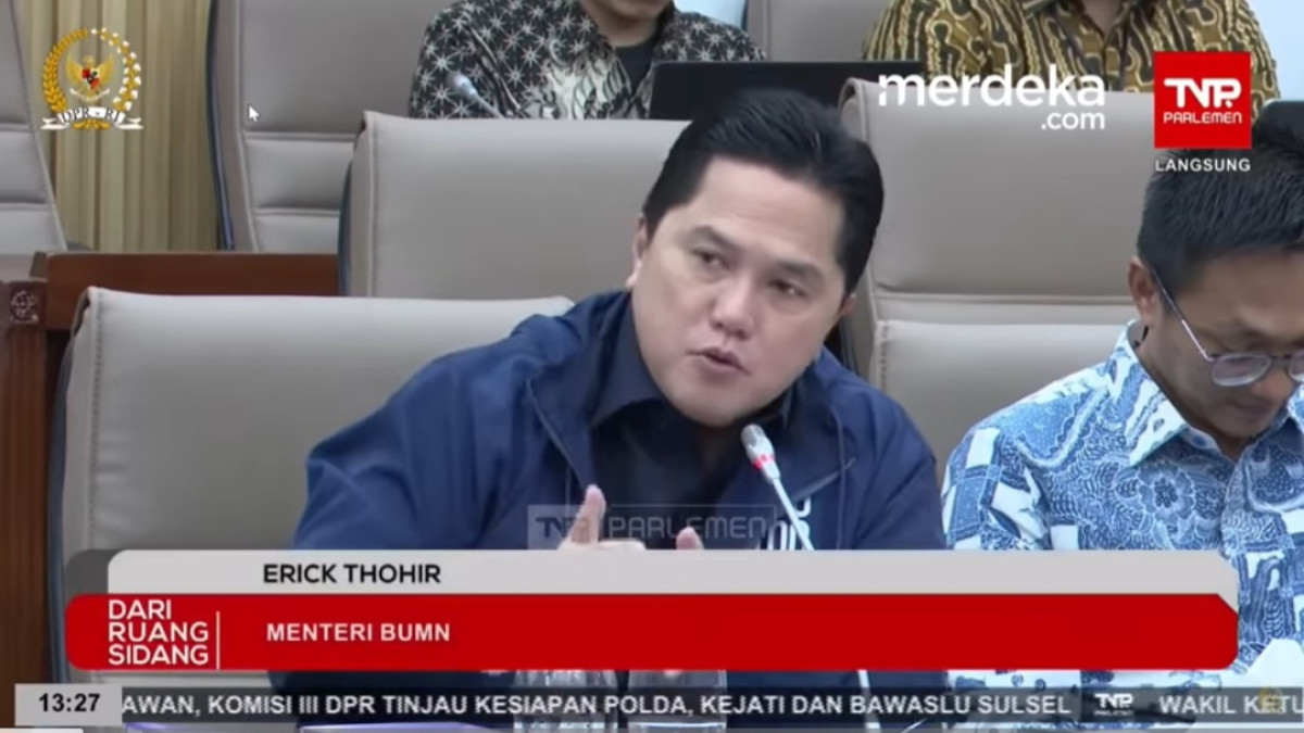 Erick Thohir Desak Segera Disahkannya RUU BUMN, Pastikan Sinergi dengan BPI Danantara (Sumber Foto Youtube Merdeka.com)