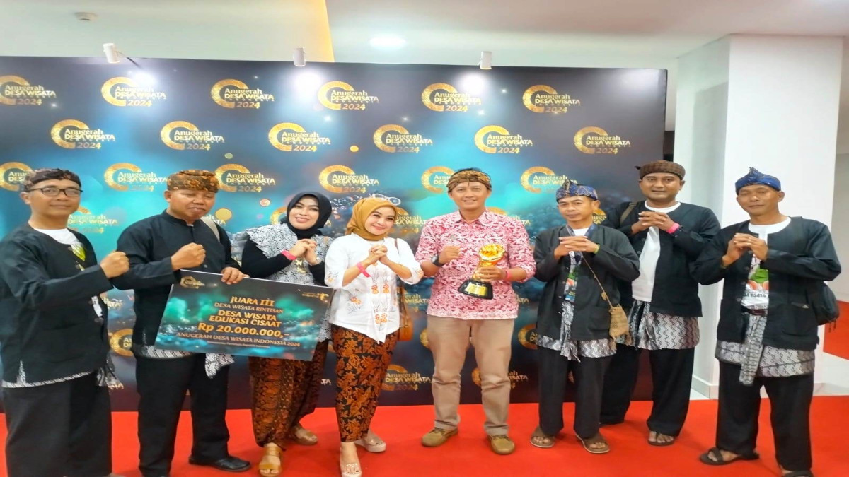 Cisaat Juara III Desa Wisata Rintisan Tingkat Nasional