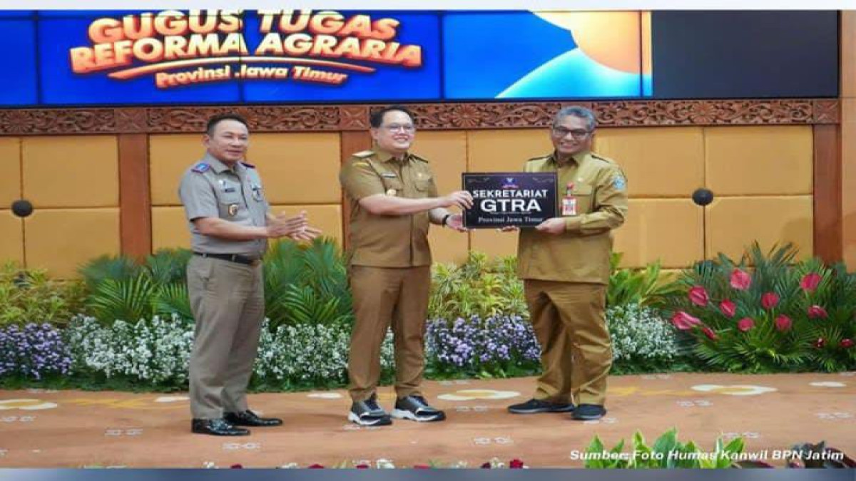 Buka Rakor GTRA Jatim, Dirjen Penataan Agraria Sampaikan Peran Reforma Agraria dalam Mendukung Asta Cita