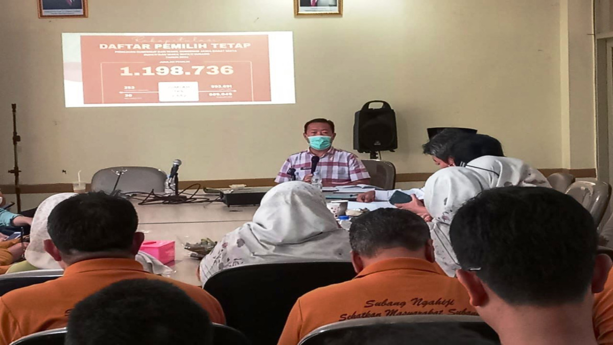 Dinkes Subang Pastikan Semua Fasilitas Kesehatan Siaga Saat Pelaksanaan Pilkada Subang