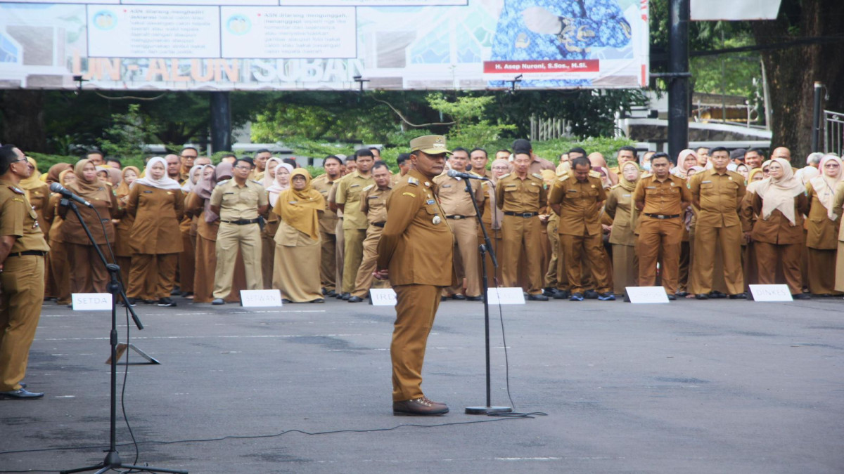 Peningkatan Kinerja ASN Subang Terus Jadi Sorotan Pj Bupati