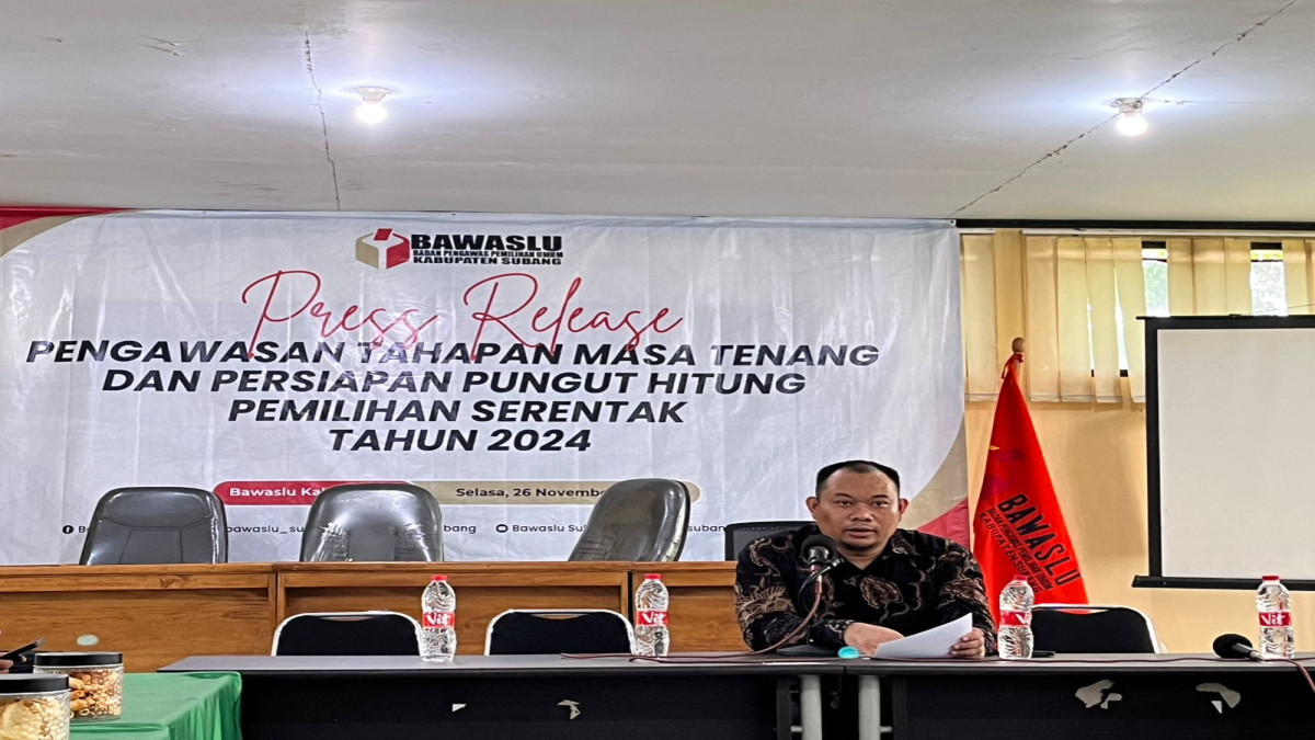 Bawaslu Subang Ingatkan KPUD Soal Distribusi Logistik Pemilih Prosedur Pemungutan dan Penghitungan Suara