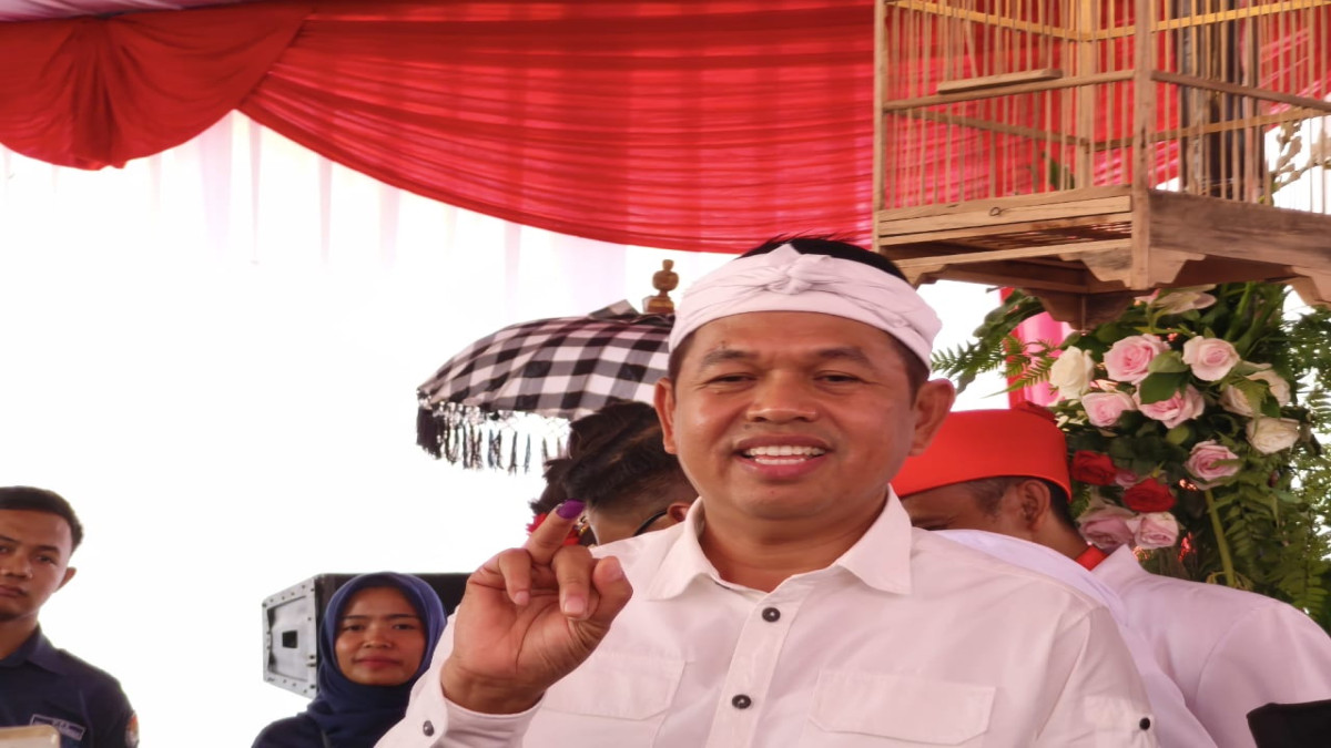 Pasangan Dedi Mulyadi-Erwan Unggul di TPS H. Ruhimat