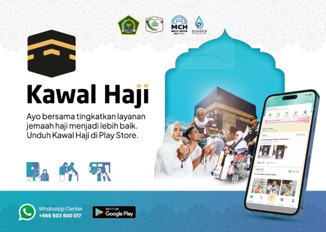 Kemenag Rilis Aplikasi Kawal Haji, Kemudahan Akses Informasi Seputar Penyelenggaraan Ibadah Haji 2024