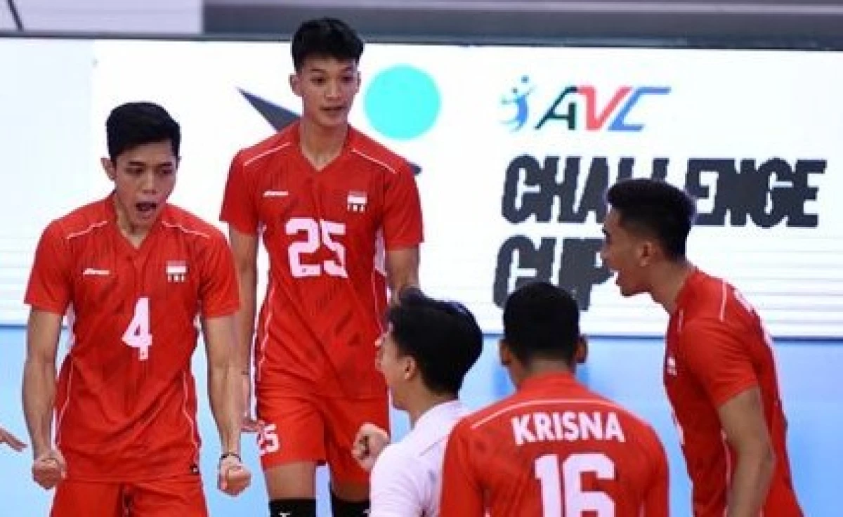 AVC Challenge Cup 2024 - Indonesia Tersingkir Usai Dikalahkan Qatar 3 Set Langsung