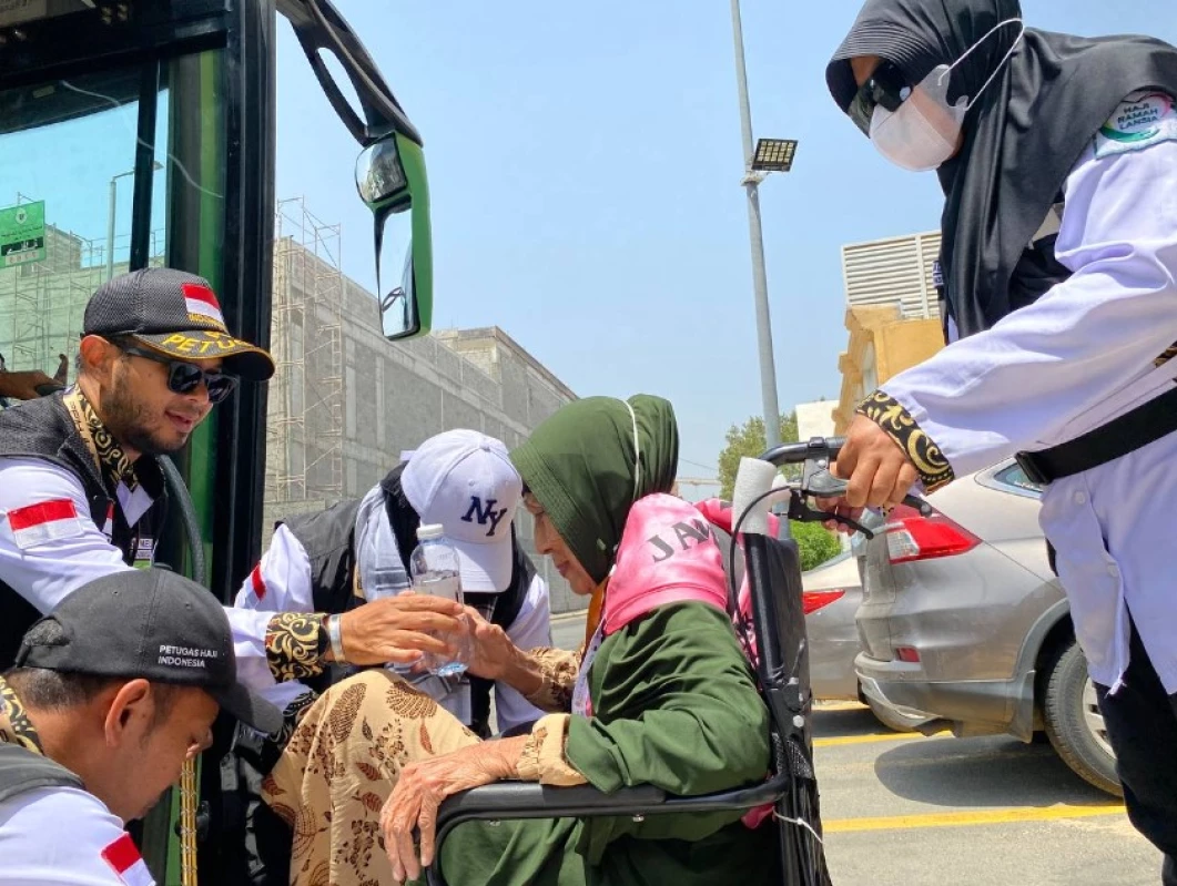 Persiapan Safari Wukuf, 300 Jemaah Lansia dan Disabilitas Non Mandiri Tempati Hotel Transit Jelang Puncak Haji