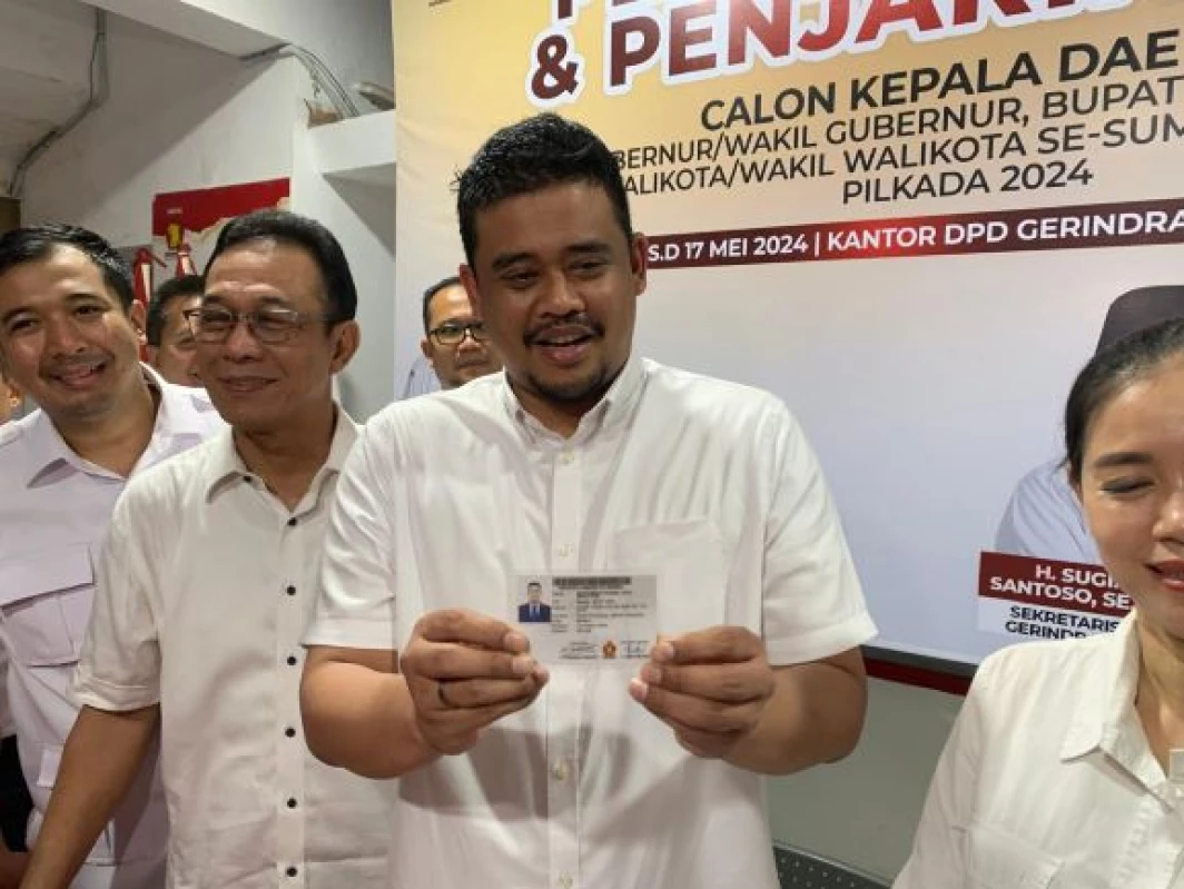 Resmi Jadi Kader Gerindra, Boby Nasution Langsung Daftar Balon Gubernur Sumut