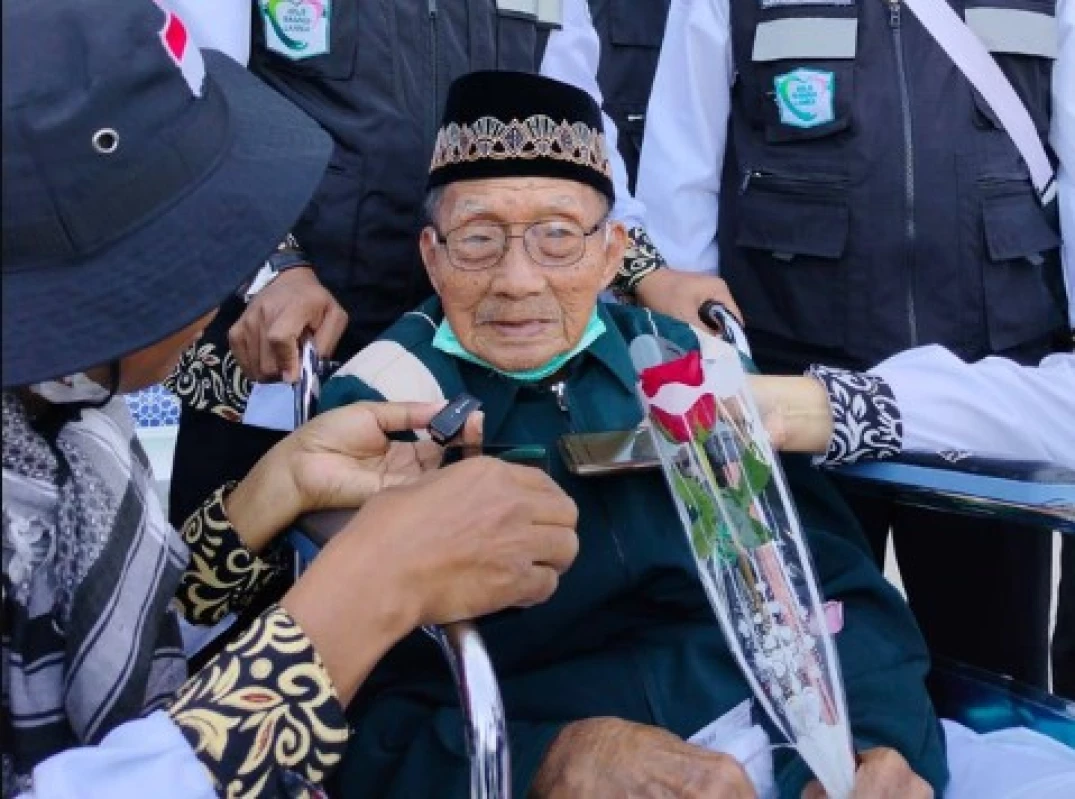 Rahasia Hidup Sehat Kakek Hardjo Mislan, Jemaah Haji Tertua Indonesia asal Ponorogo