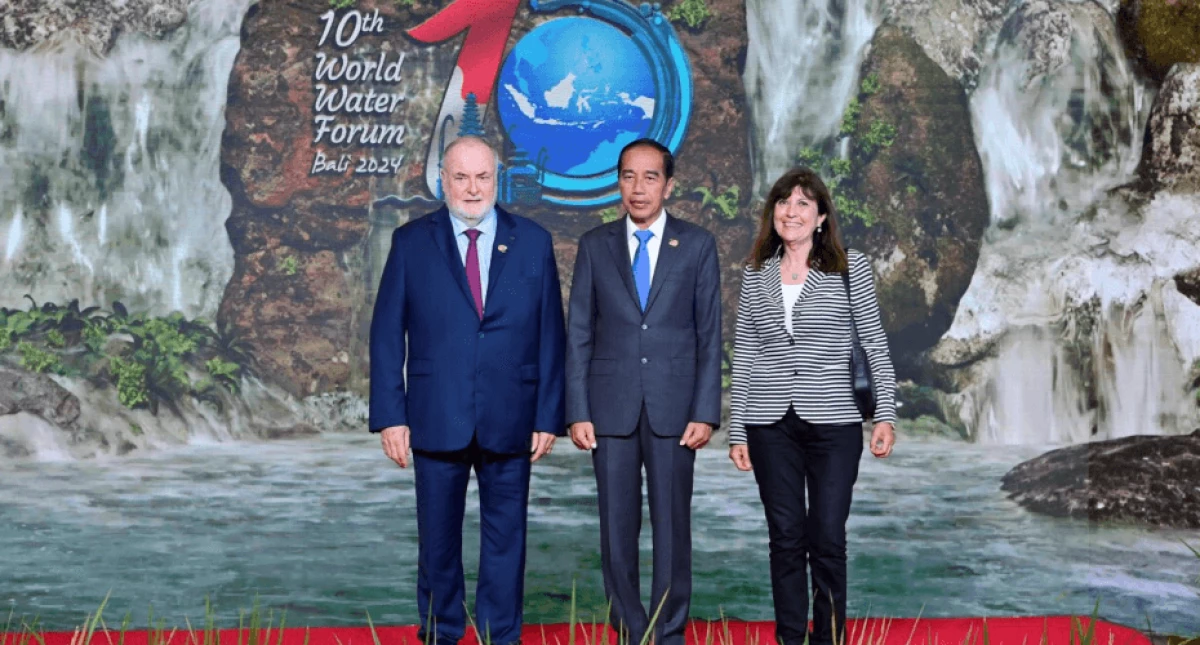 Jelang Pembukaan KTT World Water Forum Ke-10, Presiden Jokowi Sambut para Pemimpin Delegasi