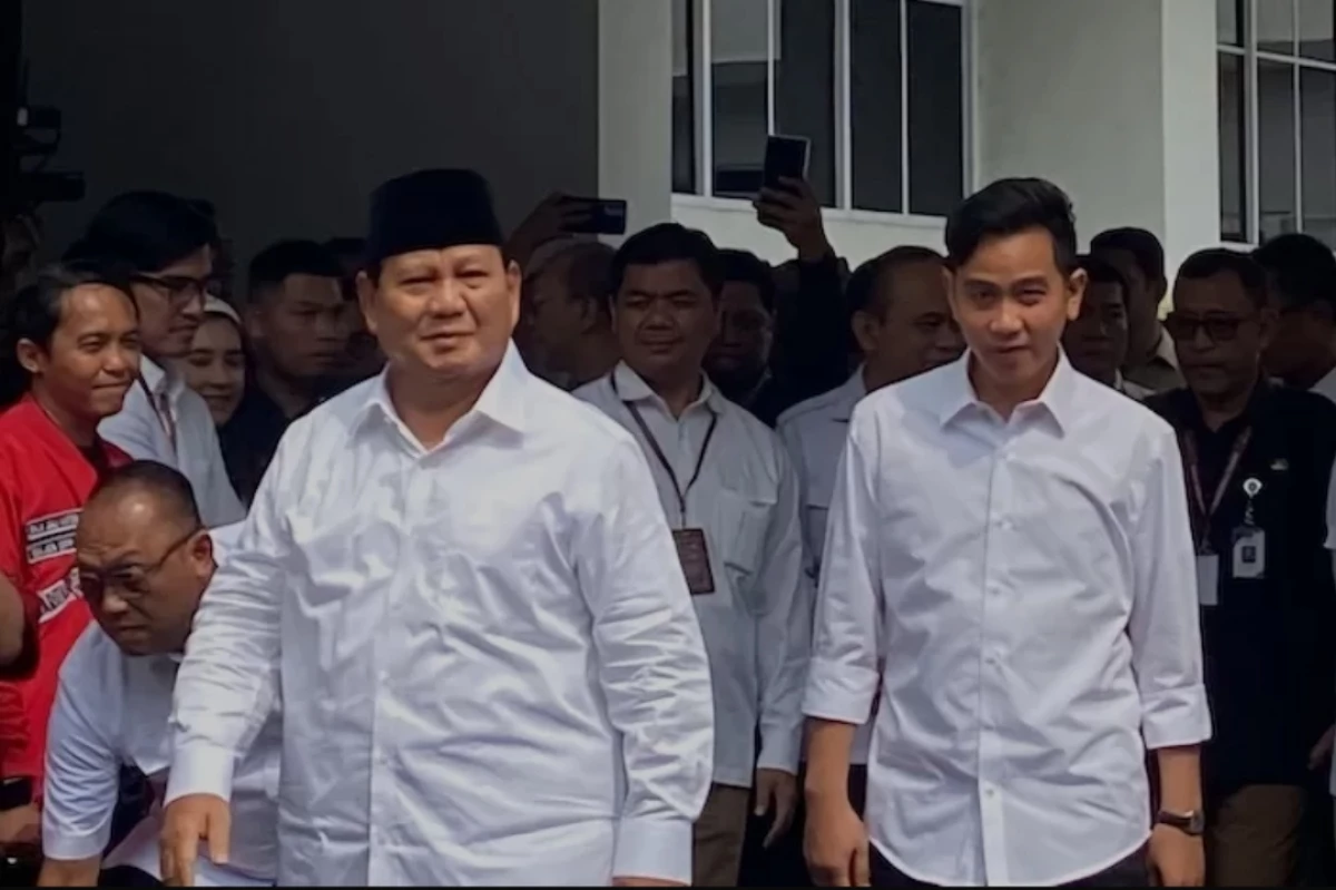 Momen Kedatangan Prabowo-Gibran di Istana Negara Jelang Makan Malam dengan Jokowi