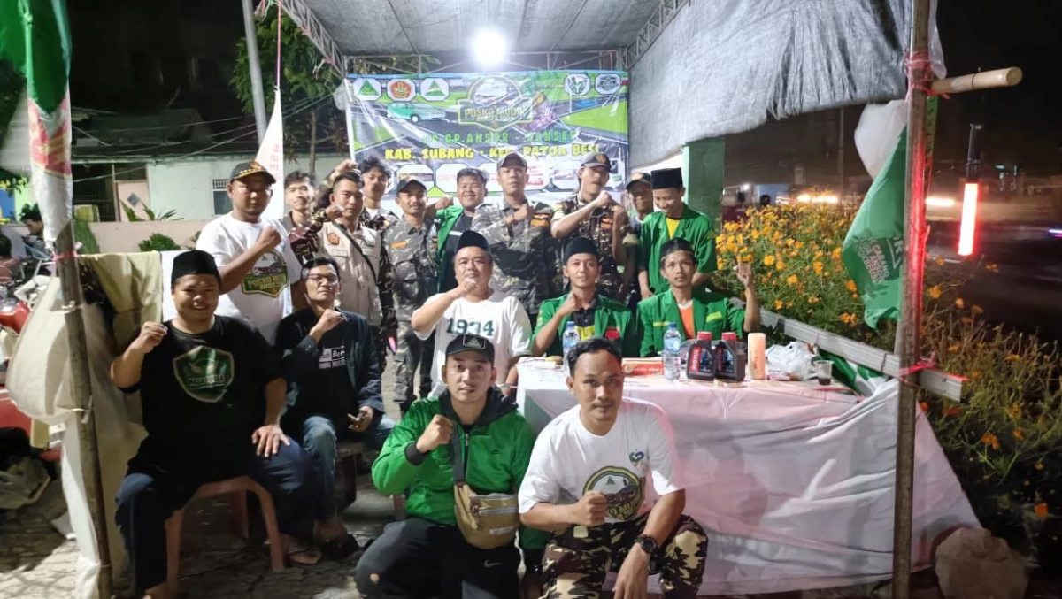 GP Ansor Subang Buka Posko Mudik di Sejumlah Titik