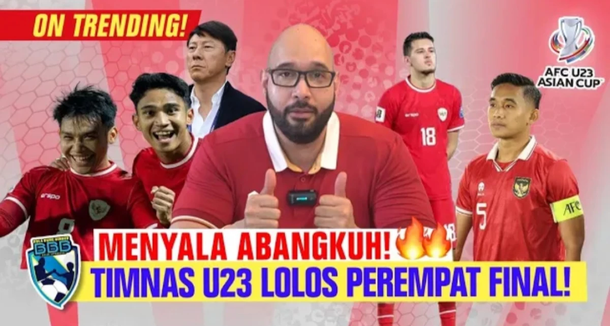 Mengupas Tutantas Strategi Sukses Indonesia di Piala Asia U23 Bersama Komentator Senior Bung Binder ( Sumber Foto YouTube Bola Bung Binder)