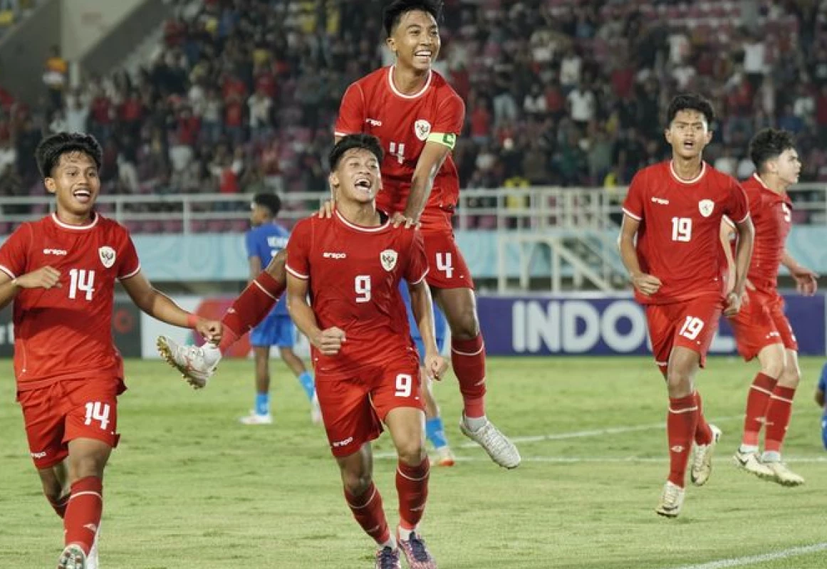 Timnas U-16 Indonesia Berburu Kemenangan sumber foto BOLASPORT.COM