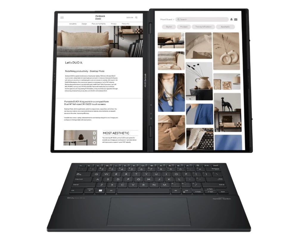 Spesifikasi Asus Zenbook DUO 2024: Laptop Canggih dengan Layar Ganda