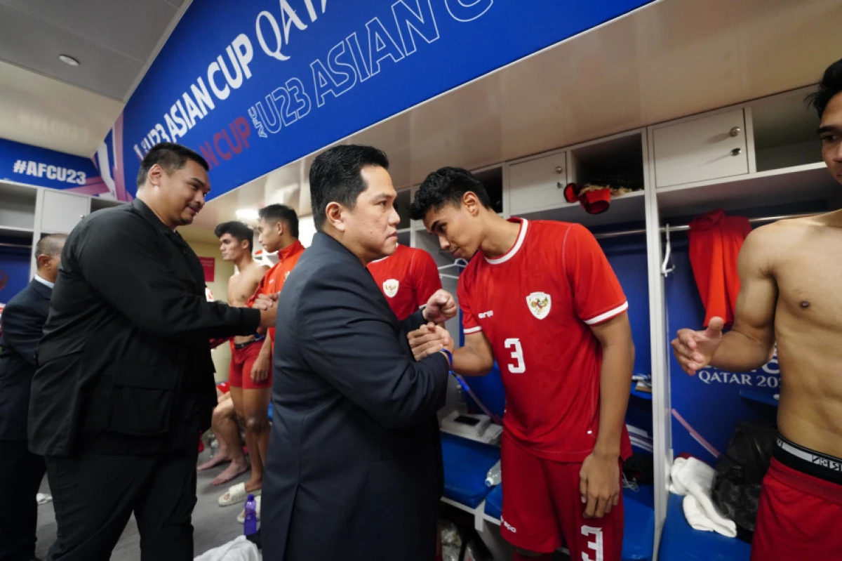 Pesan Erik Thohir untuk Suporter Timnas U-23 Indonesia