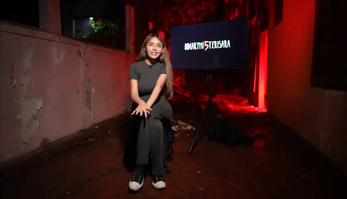 Pengalaman Amanda Manopo dalam "Penulusar Rumah Pocong" (Sumber Foto YouTube Sara Wijayanto)