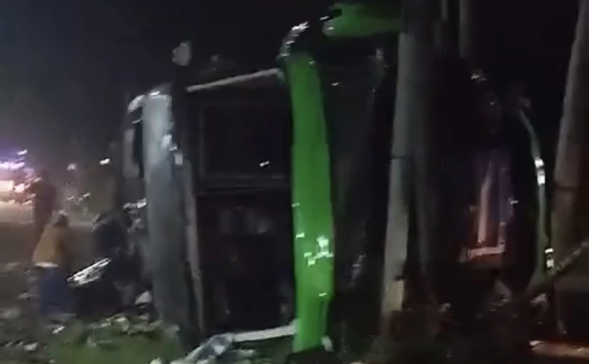 Ini Menurut Kesaksian Sopir Bus Tragedi Kecelakaan Maut di Subang: Angin Rem Tiba-Tiba Habis, Terpaksa Banting Setir