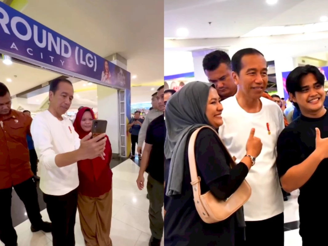 Momen Foto Bersama Presiden Jokowi Jadi Kado Ulang Tahun Warga Balikpapan