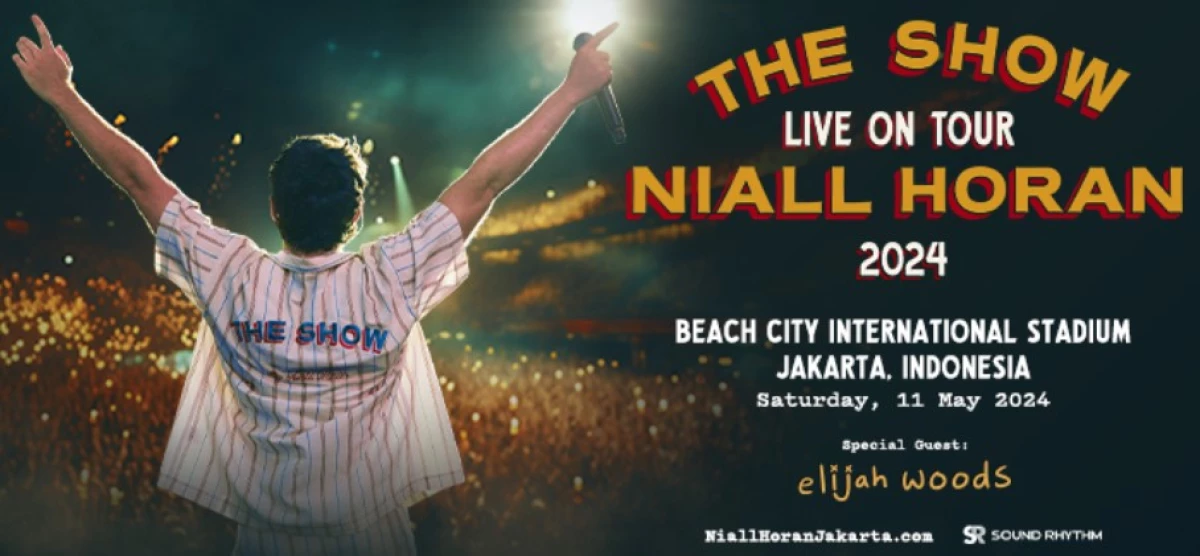 Konser Niall Horan "The Show: Live on Tour 2024" di Jakarta. (Sumber Gambar: Screenshot via Niall Horan Website)