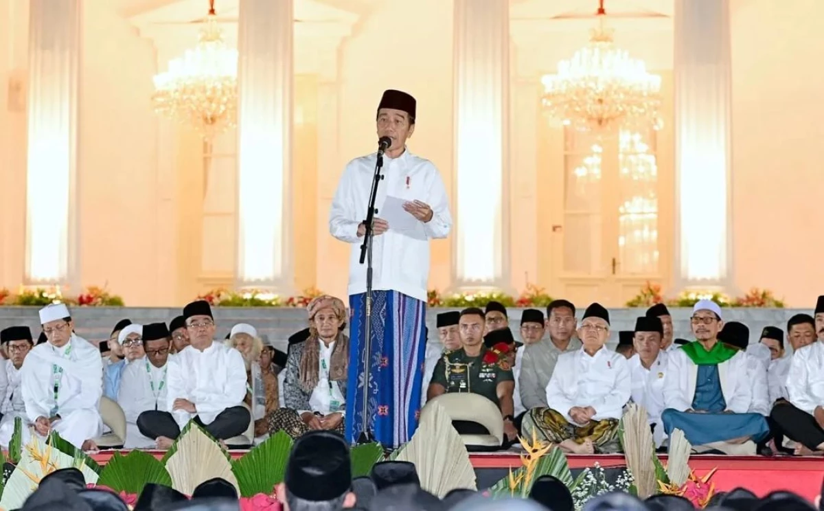 Presiden Jokowi Gelar Zikir dan Doa Kebangsaan di Istana Merdeka, Sambut Rangkaian Peringatan HUT ke-79 RI