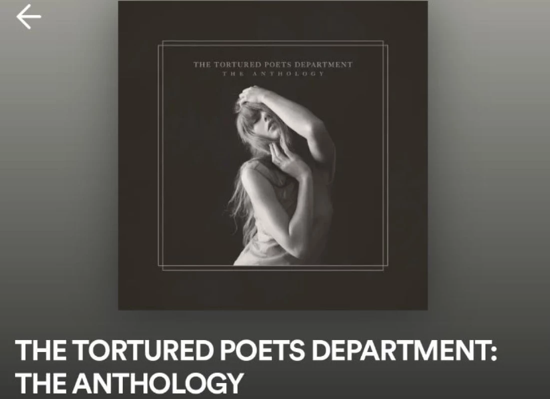 Album The Tortured Poets Department. (Sumber Gambar: Screenshot via Spotify)