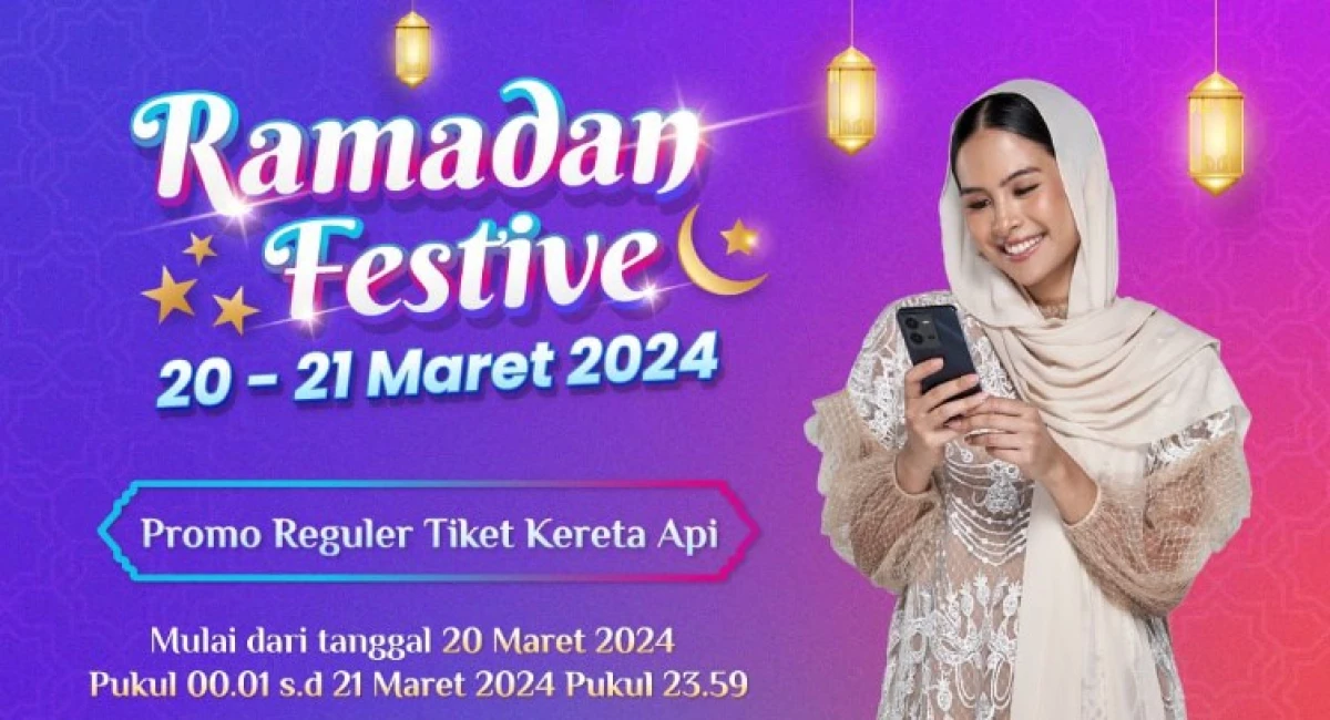 Promo Tiket KAI Melalui Program Ramadan Festive 2024. (Sumber Flyer: KAI)