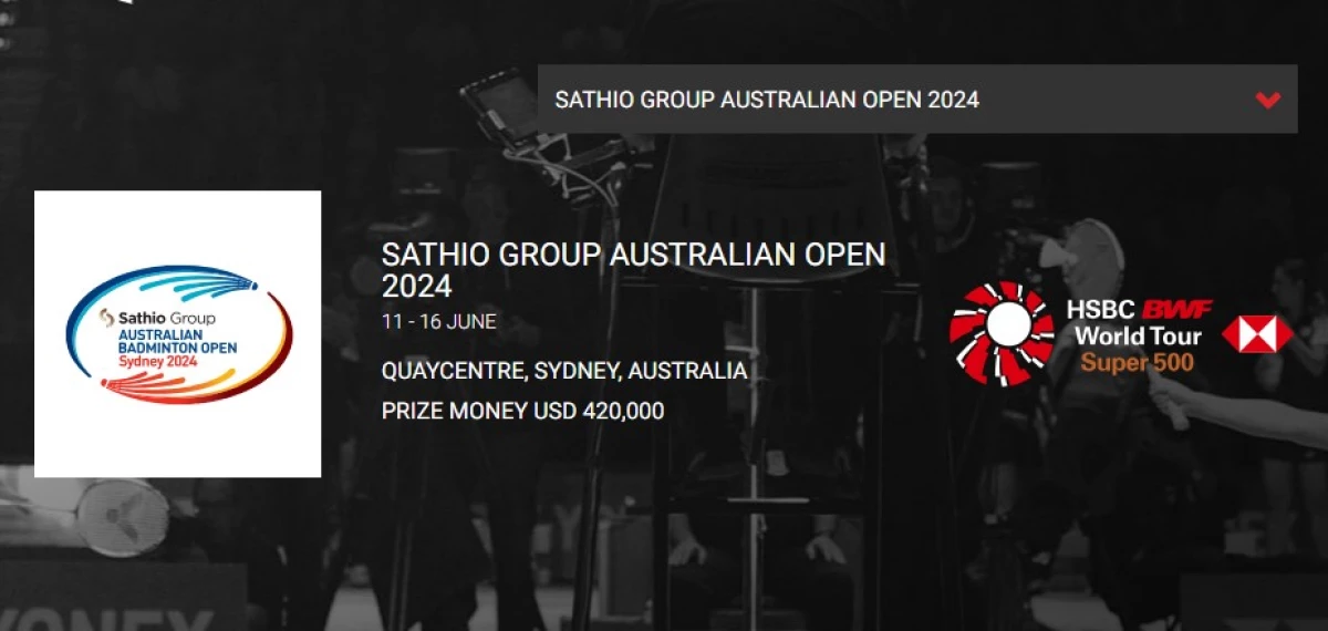 Wakil Indonesia di Australian Open 2024. (Sumber Gambar: Screenshot via BWF)