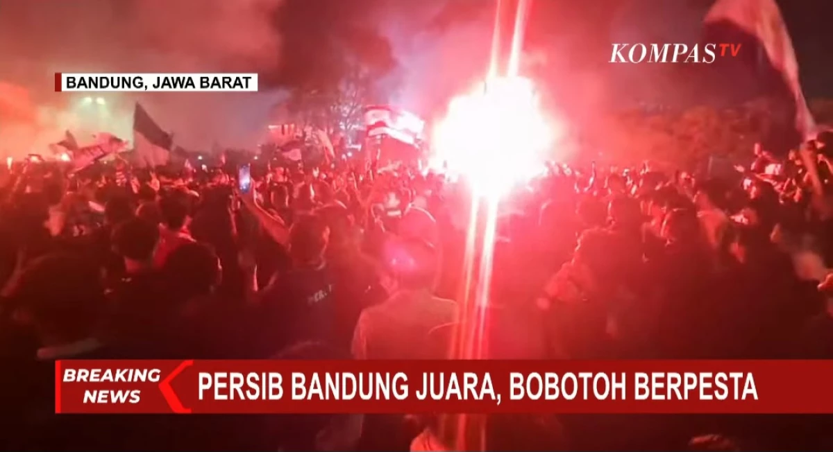 Persib Bandung Juara Championship Series Liga 1 Tahun 2024 (Sumber Foto KompasTV)