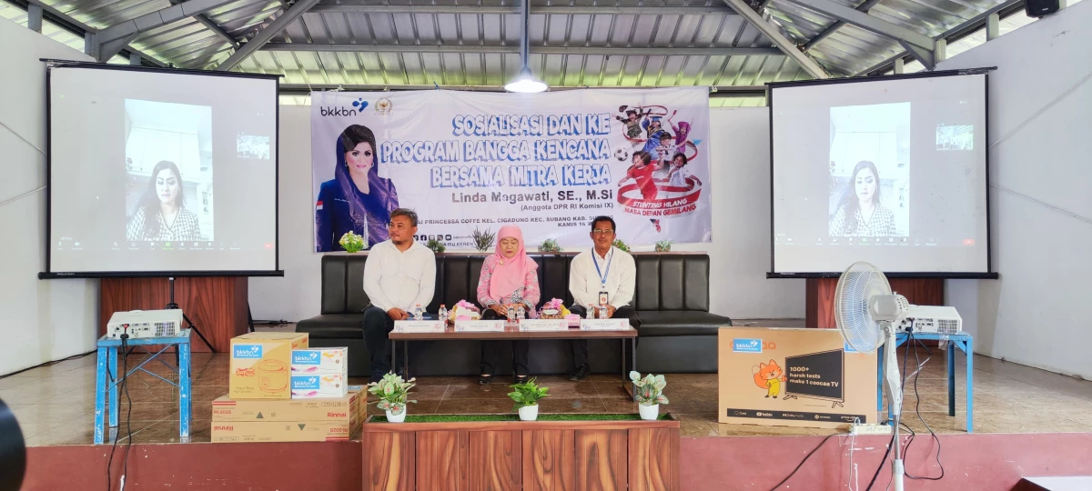 Linda Megawati Bersama BKKBN Gelar Sosialisasi Cegah Stunting pada Balita