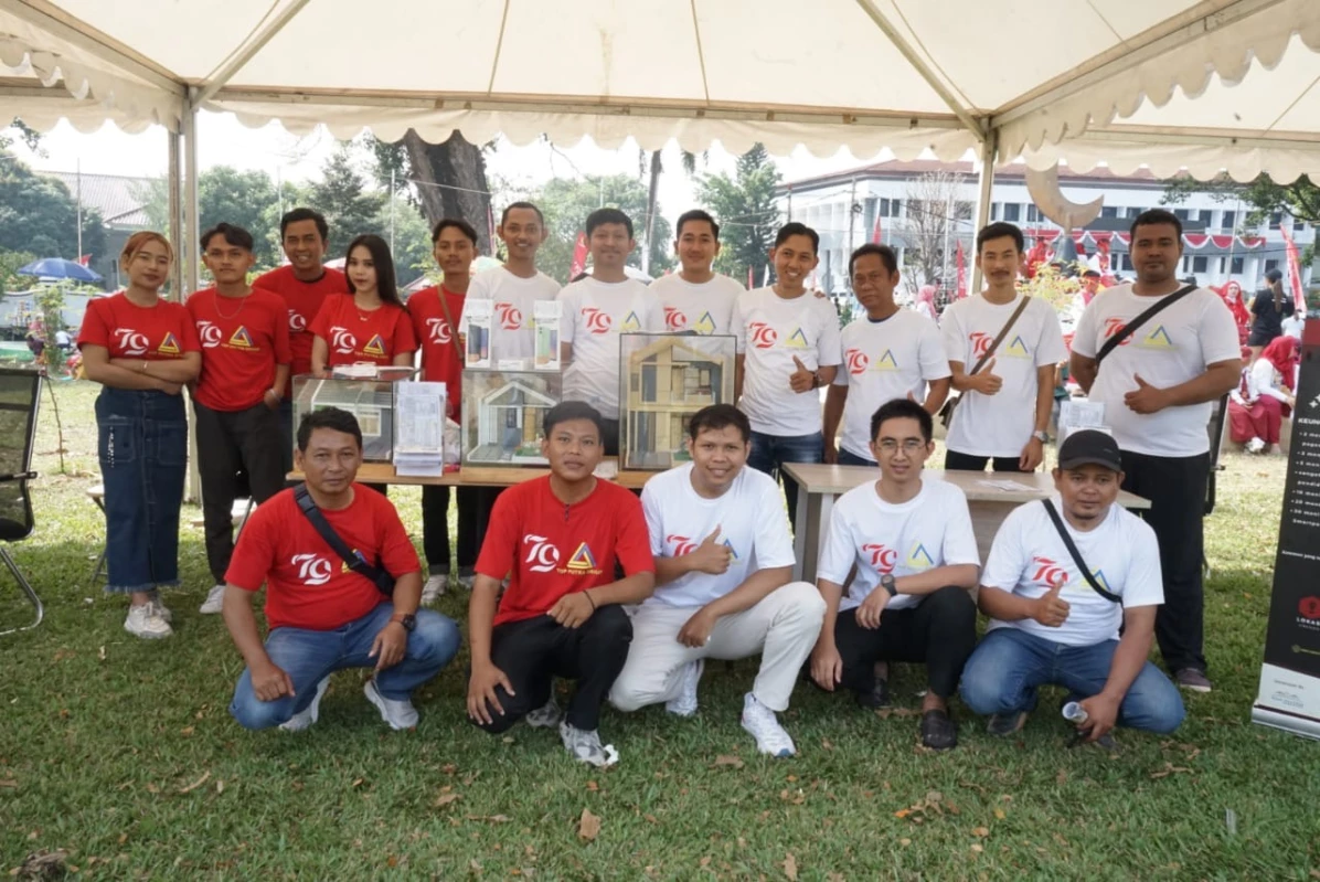 Meriahkan Kirab Bendera Rayakan HUT RI ke-79 di Subang, PT.Top Putra Grup Tawarkan Banyak Promo Menarik Setiap Pembelian Unit Rumah