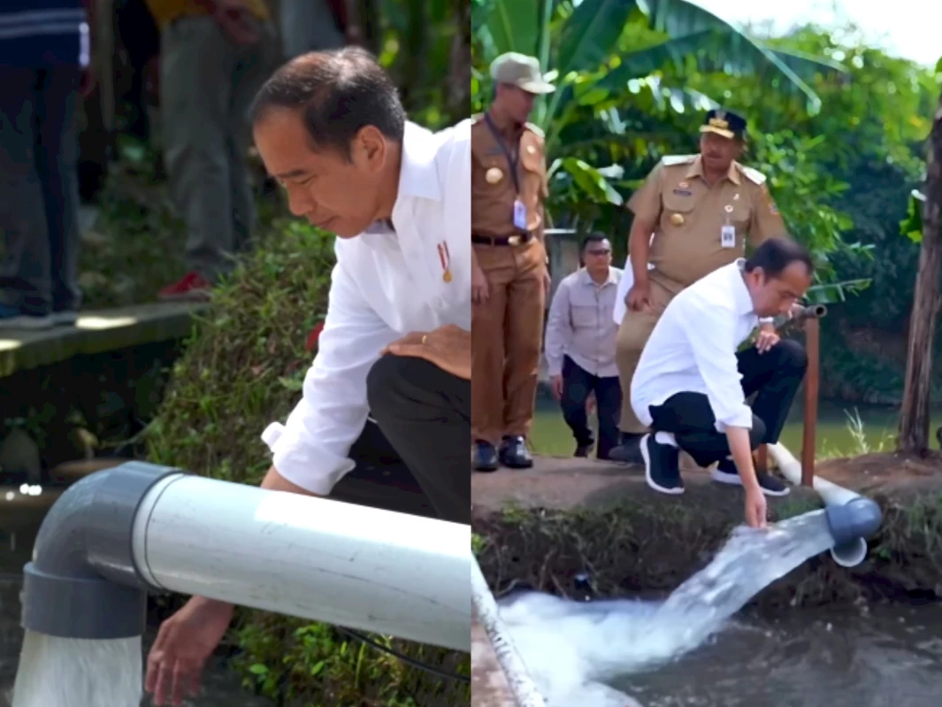 Presiden Jokowi Tinjau Pompanisasi di Kabupaten Semarang, Antisipasi Kekeringan Panjang