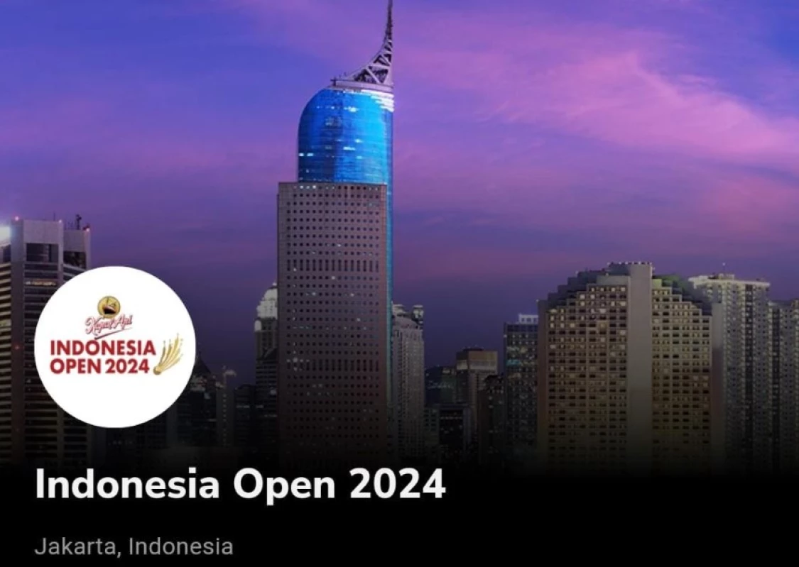 Drawing Indonesia Open 2024 Sektor Men's Singles. (Sumber Gambar: Screenshot via Aplikasi Badminton4u)