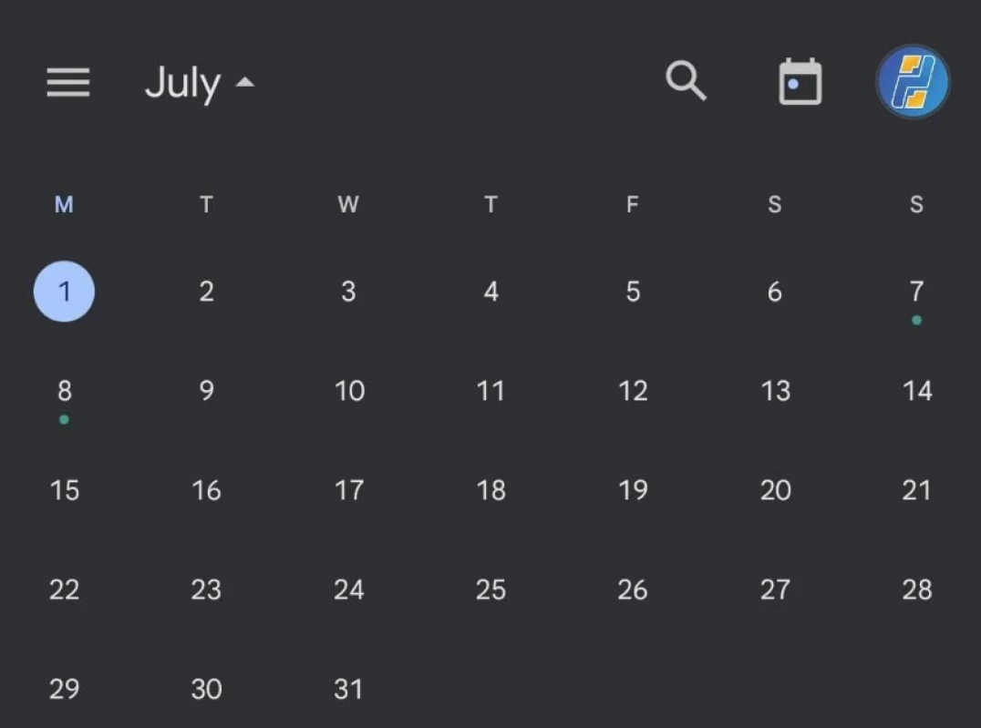 Libur di Bulan Juli 2024. (Sumber Gambar: Screenshot via Google Kalender)
