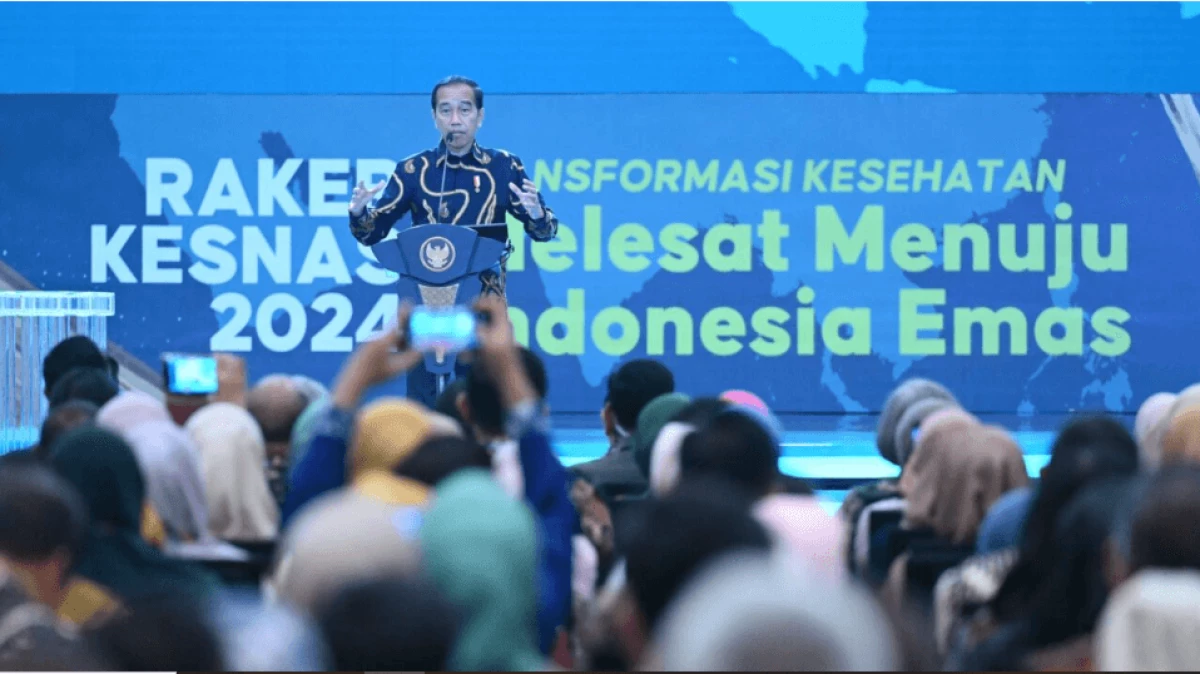 Presiden Jokowi Tekankan Peran Penting Kesehatan Wujudkan Visi Indonesia Maju di Rakerkesnas 2024