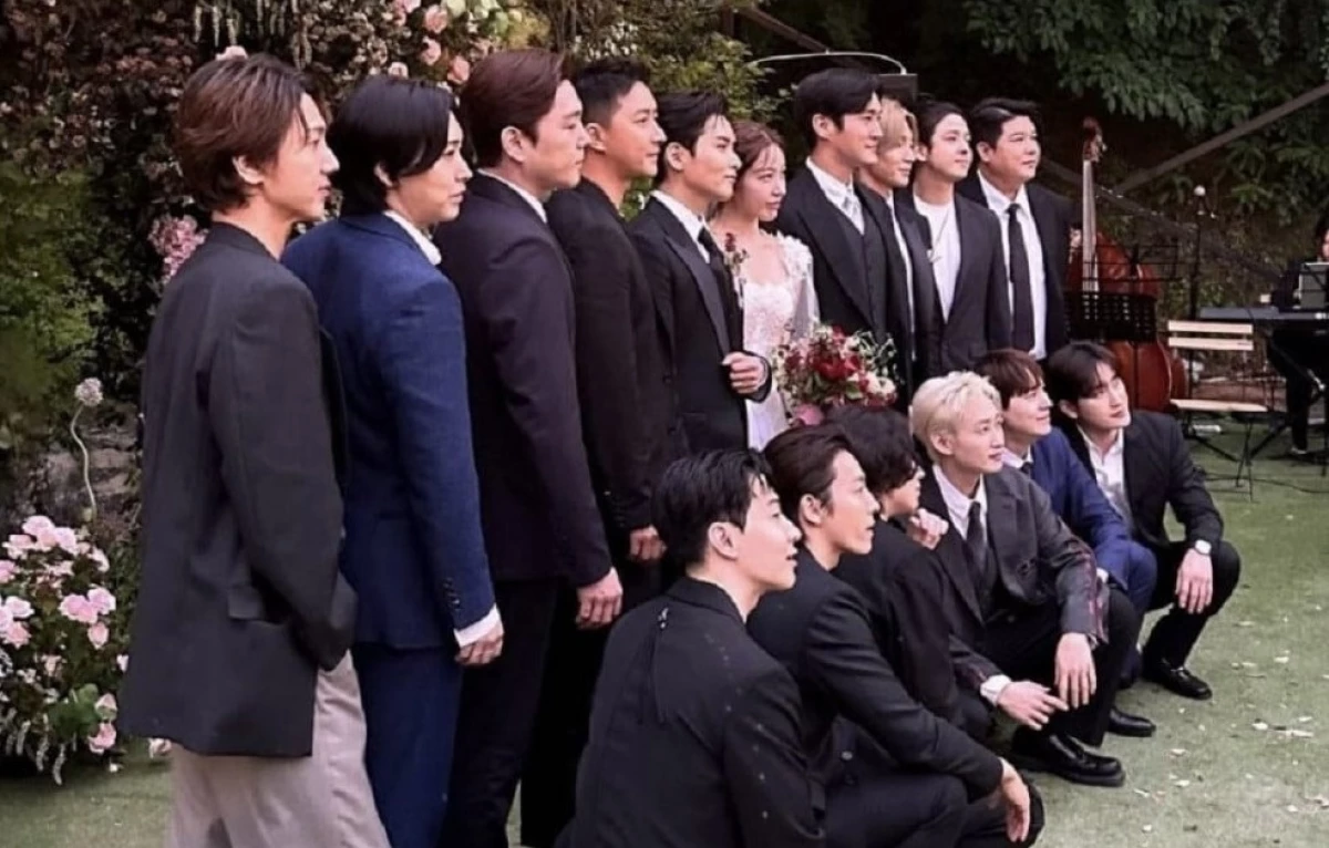 Mengharukan! Seluruh Anggota Super Junior Reuni di Pernikahan Ryeowook dan Ari Bikin ELF Nostalgia