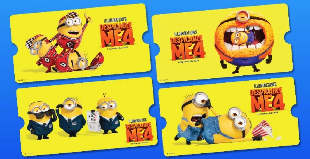 Promo Merchandise Film "Despicable Me 4". (Sumber Gambar: Screenshot via CGV)