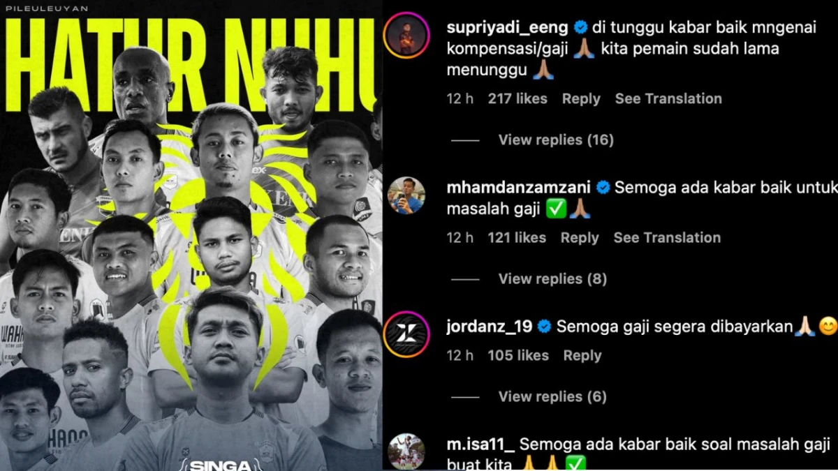 Persikas Tunggak Gaji Pemain? Zamzani: Semoga Ada Kabar Baik untuk Masalah Gaji