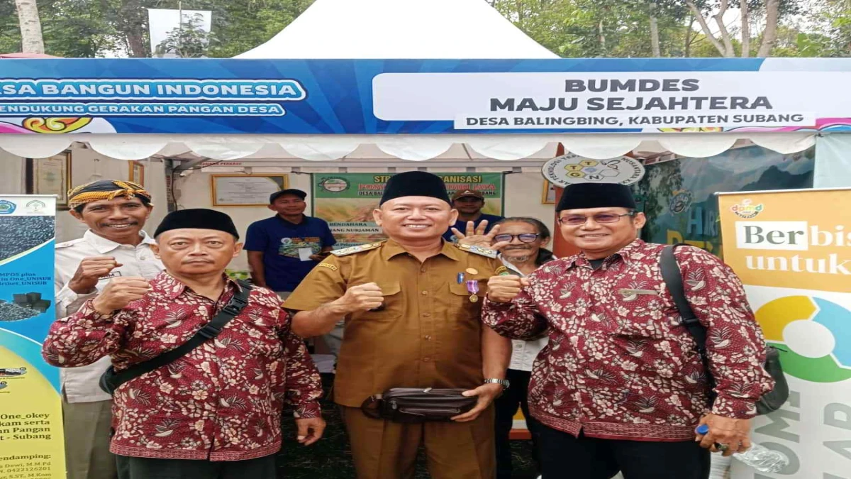 BUMDes Maju Sejahtera Desa Balingbing Pamerkan Produk UMKM di Hari Desa Nasional tahun 202