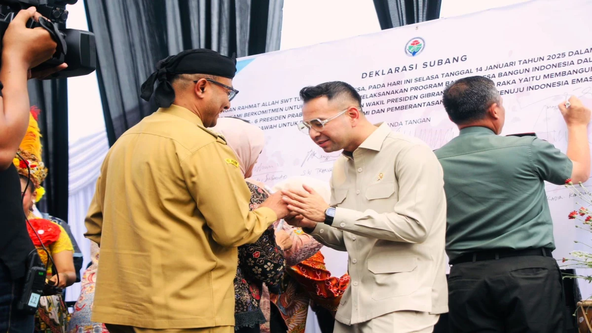 Raffi Ahmad ke Subang, Motivasi Pemuda Desa Agar Tidak Berkecil Hati